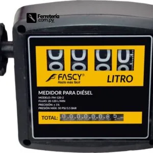 Medidor de Combustible 20–120 L/min 1" FASCY FM-120-2