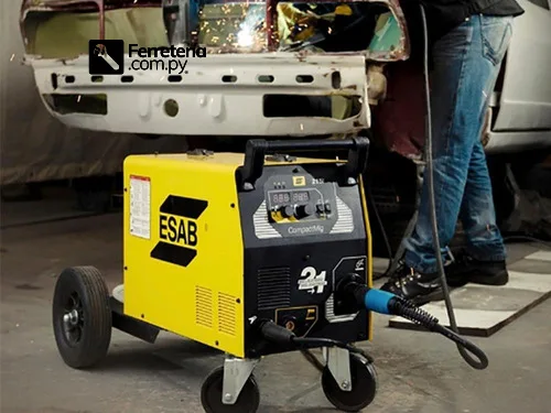 Soldadora Inversora CompactMig 215i ESAB – MIG/MAG y Electrodo - Imagen 2