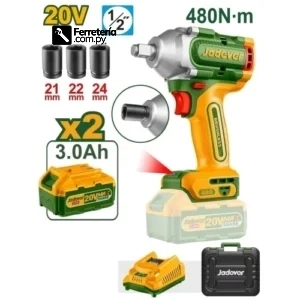 LLave de impacto inalámbrica 1/2" 480nm BL 20v - JADEVER