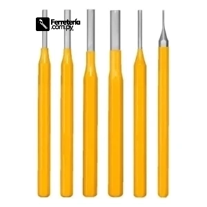 Juego de punzones 6PZS cabeza redonda - JADEVER