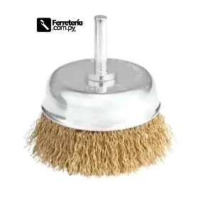 Cepillo de alambre copa 3 con asta - JADEVER