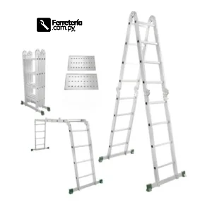 Escalera multiposición 4x4 + plataforma - JADEVER