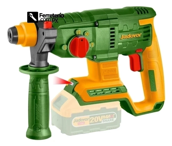 Rotomartillo inalámbrico 026mm SDSP 2J S/B - JADEVER