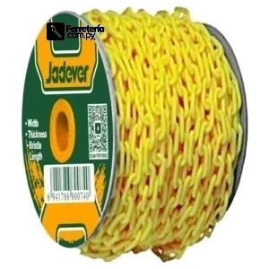 Cadena plástica amarilla - JADEVER