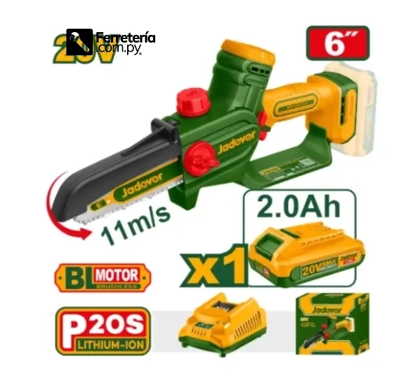 Mini motosierra 6" (Autolub) 20v c/b - JADEVER