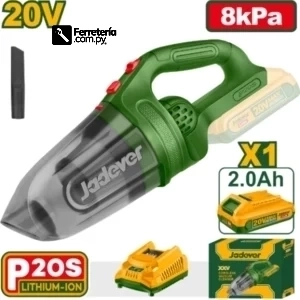 Aspiradora portatil inalámbrica 20v C/B - JADEVER